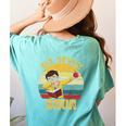 67 Meme Six Seven Bruh Retro Dabbing Teacher School Women's Comfort Colors T-Shirt Back Print Chalky Mint