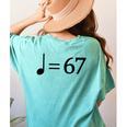 67 Music Meme Slang Musician Kids Music Teacher Women's Comfort Colors T-Shirt Back Print Chalky Mint 67 Music Meme Slang Musician Kids Music Teacher Women's Comfort Colors T-Shirt Back Print Chalky Mint