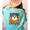 67 Teacher Ghost Six Seven Meme Math Equation Bruh Halloween Women's Comfort Colors T-Shirt Back Print Chalky Mint