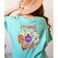 6th Grade Boo Crew Sixth Grade Halloween Teacher Kid Women's Comfort Colors T-Shirt Back Print Chalky Mint 6th Grade Boo Crew Sixth Grade Halloween Teacher Kid Women's Comfort Colors T-Shirt Back Print Chalky Mint