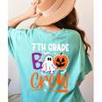 7th Grade Boo Crew Teacher Student Halloween Costume Women's Comfort Colors T-Shirt Back Print Chalky Mint 7th Grade Boo Crew Teacher Student Halloween Costume Women's Comfort Colors T-Shirt Back Print Chalky Mint