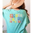 8th Grade Dream Team Teachers Boys Kids Retro Back To School Women's Comfort Colors T-Shirt Back Print Chalky Mint