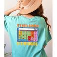 AAC Awareness AAC Teacher It's Not A Screen It's My Voice Men Women Women's Comfort Colors T-Shirt Back Print Chalky Mint