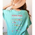 ABC School Nurse Alphabet Student Teacher Health Worker Women's Comfort Colors T-Shirt Back Print Chalky Mint ABC School Nurse Alphabet Student Teacher Health Worker Women's Comfort Colors T-Shirt Back Print Chalky Mint