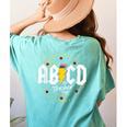 ABCD The Teacher Tour Last Day Of School Rockin' Teacher Women's Comfort Colors T-Shirt Back Print Chalky Mint