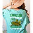 AG Teacher English Is Important But Agriculture Teacher Women's Comfort Colors T-Shirt Back Print Chalky Mint AG Teacher English Is Important But Agriculture Teacher Women's Comfort Colors T-Shirt Back Print Chalky Mint