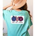 American Flag Teach Love Freedom Preschool Teacher 4th July Women's Comfort Colors T-Shirt Back Print Chalky Mint American Flag Teach Love Freedom Preschool Teacher 4th July Women's Comfort Colors T-Shirt Back Print Chalky Mint