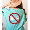 Anti Bullying No Bullies School Teacher Student Kindness Women's Comfort Colors T-Shirt Back Print Chalky Mint Anti Bullying No Bullies School Teacher Student Kindness Women's Comfort Colors T-Shirt Back Print Chalky Mint