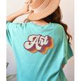Art Teacher Back To School Women's Comfort Colors T-Shirt Back Print Chalky Mint Art Teacher Back To School Women's Comfort Colors T-Shirt Back Print Chalky Mint