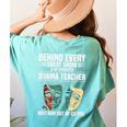 Theatre Teacher Drama Lover Theatre Mask Drama Teacher Women's Comfort Colors T-Shirt Back Print Chalky Mint Theatre Teacher Drama Lover Theatre Mask Drama Teacher Women's Comfort Colors T-Shirt Back Print Chalky Mint