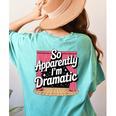 Best Theatre Art For Men Women Musical Drama Teacher Theater Women's Comfort Colors T-Shirt Back Print Chalky Mint