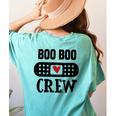 Boo Boo Crew First Aid School Nurse Day Care Teacher Women's Comfort Colors T-Shirt Back Print Chalky Mint Boo Boo Crew First Aid School Nurse Day Care Teacher Women's Comfort Colors T-Shirt Back Print Chalky Mint