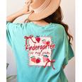 Bow Strawberry Kindergarten Is My Jam Teacher Kinder Team Women's Comfort Colors T-Shirt Back Print Chalky Mint Bow Strawberry Kindergarten Is My Jam Teacher Kinder Team Women's Comfort Colors T-Shirt Back Print Chalky Mint