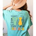 Braille Teacher Of The Visually Impaired Groovy VI Teacher Women's Comfort Colors T-Shirt Back Print Chalky Mint Braille Teacher Of The Visually Impaired Groovy VI Teacher Women's Comfort Colors T-Shirt Back Print Chalky Mint