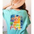 Broken Crayons Still Color Cat Teacher Women's Comfort Colors T-Shirt Back Print Chalky Mint Broken Crayons Still Color Cat Teacher Women's Comfort Colors T-Shirt Back Print Chalky Mint