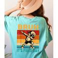 Bruh It's Field Day Teacher Happy Field Day Dabbing Boy Women's Comfort Colors T-Shirt Back Print Chalky Mint Bruh It's Field Day Teacher Happy Field Day Dabbing Boy Women's Comfort Colors T-Shirt Back Print Chalky Mint