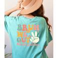 Bruh We Out Teacher Retro Last Day Of School Boys Girls Kids Women's Comfort Colors T-Shirt Back Print Chalky Mint Bruh We Out Teacher Retro Last Day Of School Boys Girls Kids Women's Comfort Colors T-Shirt Back Print Chalky Mint