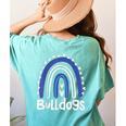 Bulldogs School Mascot Rainbow Teacher Lover Women's Comfort Colors T-Shirt Back Print Chalky Mint Bulldogs School Mascot Rainbow Teacher Lover Women's Comfort Colors T-Shirt Back Print Chalky Mint