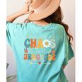 Some Call It Chaos We Call It 3rd Grade Third Grade Teachers Men Women Kids Women's Comfort Colors T-Shirt Back Print Chalky Mint Some Call It Chaos We Call It 3rd Grade Third Grade Teachers Men Women Kids Women's Comfort Colors T-Shirt Back Print Chalky Mint