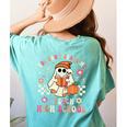You Can't Scare Me I Teach High School Teacher Halloween Women's Comfort Colors T-Shirt Back Print Chalky Mint