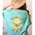 You Can't Scare Me I Teach Preschool Teacher Halloween Ghost Women's Comfort Colors T-Shirt Back Print Chalky Mint