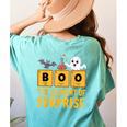 Chemistry Boo The Element Of Surprise Science Teacher Women's Comfort Colors T-Shirt Back Print Chalky Mint Chemistry Boo The Element Of Surprise Science Teacher Women's Comfort Colors T-Shirt Back Print Chalky Mint