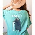 Chemistry Chemist Student Science Teacher Mole Women's Comfort Colors T-Shirt Back Print Chalky Mint