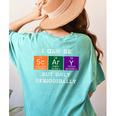 Chemisty Science Teacher Periodic Table Halloween Women's Comfort Colors T-Shirt Back Print Chalky Mint Chemisty Science Teacher Periodic Table Halloween Women's Comfort Colors T-Shirt Back Print Chalky Mint