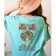 Childcare Provider Job Daycare Provider Daycare Teacher Women's Comfort Colors T-Shirt Back Print Chalky Mint