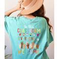 In This Classroom Everyone Is Welcome For Teacher Women's Comfort Colors T-Shirt Back Print Chalky Mint In This Classroom Everyone Is Welcome For Teacher Women's Comfort Colors T-Shirt Back Print Chalky Mint