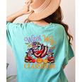 Way To Classroom Halloween Witch Three Cute Sloths Teacher Women's Comfort Colors T-Shirt Back Print Chalky Mint Way To Classroom Halloween Witch Three Cute Sloths Teacher Women's Comfort Colors T-Shirt Back Print Chalky Mint