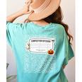 Composition Notebook Costume Adult Halloween For Teachers Women's Comfort Colors T-Shirt Back Print Chalky Mint Composition Notebook Costume Adult Halloween For Teachers Women's Comfort Colors T-Shirt Back Print Chalky Mint