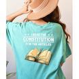 Cool History Teacher Read The Constitution For The Articles Women's Comfort Colors T-Shirt Back Print Chalky Mint