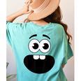 Creepy Carrots Face Teacher Halloween Costume Matching Women's Comfort Colors T-Shirt Back Print Chalky Mint Creepy Carrots Face Teacher Halloween Costume Matching Women's Comfort Colors T-Shirt Back Print Chalky Mint