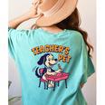 Cute Elementary School Student Dog Teacher's Pet Women's Comfort Colors T-Shirt Back Print Chalky Mint Cute Elementary School Student Dog Teacher's Pet Women's Comfort Colors T-Shirt Back Print Chalky Mint