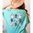Cute Ghost Cat Playing Musical Halloween Music Teacher Women's Comfort Colors T-Shirt Back Print Chalky Mint Cute Ghost Cat Playing Musical Halloween Music Teacher Women's Comfort Colors T-Shirt Back Print Chalky Mint