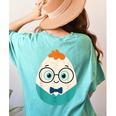 Cute Good Egg Teacher Halloween Costume Food Group Women's Comfort Colors T-Shirt Back Print Chalky Mint
