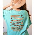 We Can Be Different On The Outside Melanin Teacher Men Women Kids Women's Comfort Colors T-Shirt Back Print Chalky Mint