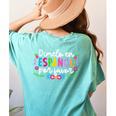Dimelo En EspañOl Maestra De EspañOl Spanish Teacher Women's Comfort Colors T-Shirt Back Print Chalky Mint Dimelo En EspañOl Maestra De EspañOl Spanish Teacher Women's Comfort Colors T-Shirt Back Print Chalky Mint