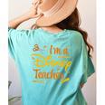 Disney Back To School I'm A Disney Teacher Crafty Logo Women's Comfort Colors T-Shirt Back Print Chalky Mint Disney Back To School I'm A Disney Teacher Crafty Logo Women's Comfort Colors T-Shirt Back Print Chalky Mint