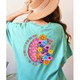 Dyslexia Different Perspective Reading Brain Floral Teacher Women's Comfort Colors T-Shirt Back Print Chalky Mint Dyslexia Different Perspective Reading Brain Floral Teacher Women's Comfort Colors T-Shirt Back Print Chalky Mint