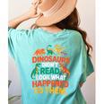 English Teacher Dinosaurs Didn’t Read What Happened To Them Women's Comfort Colors T-Shirt Back Print Chalky Mint English Teacher Dinosaurs Didn’t Read What Happened To Them Women's Comfort Colors T-Shirt Back Print Chalky Mint