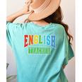 English Teacher Men Women Grammar Class English Teacher Women's Comfort Colors T-Shirt Back Print Chalky Mint English Teacher Men Women Grammar Class English Teacher Women's Comfort Colors T-Shirt Back Print Chalky Mint