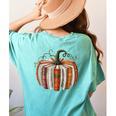 Fall Book Pumpkin Retro Reading Halloween Teacher Librarian Women's Comfort Colors T-Shirt Back Print Chalky Mint Fall Book Pumpkin Retro Reading Halloween Teacher Librarian Women's Comfort Colors T-Shirt Back Print Chalky Mint