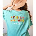 Fall Teacher Fall In Love With Math Math Thanksgiving Women's Comfort Colors T-Shirt Back Print Chalky Mint Fall Teacher Fall In Love With Math Math Thanksgiving Women's Comfort Colors T-Shirt Back Print Chalky Mint