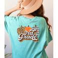 Fall Teacher Shirt 3rd Grade Teacher Retro Halloween Pumpkin Women's Comfort Colors T-Shirt Back Print Chalky Mint Fall Teacher Shirt 3rd Grade Teacher Retro Halloween Pumpkin Women's Comfort Colors T-Shirt Back Print Chalky Mint