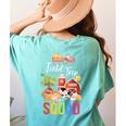 Farm Trip Field Trip Squad Farm Visit Teachers Students Women's Comfort Colors T-Shirt Back Print Chalky Mint Farm Trip Field Trip Squad Farm Visit Teachers Students Women's Comfort Colors T-Shirt Back Print Chalky Mint