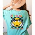 Field Day 2025 Let The Games Begin Yellow Team Teachers Kids Women's Comfort Colors T-Shirt Back Print Chalky Mint