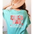 Field Day Red Team Outdoor Field Day Games For Kids Teacher Women's Comfort Colors T-Shirt Back Print Chalky Mint