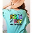 Field Day Yellow Team For Teacher Kids Field Day Games Women's Comfort Colors T-Shirt Back Print Chalky Mint Field Day Yellow Team For Teacher Kids Field Day Games Women's Comfort Colors T-Shirt Back Print Chalky Mint